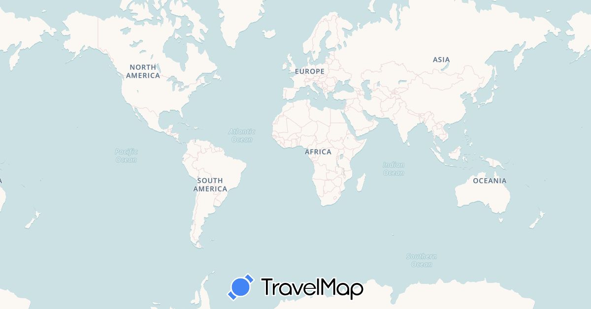 TravelMap itinerary: driving in Greece (Europe)